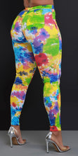 Load image into Gallery viewer, Tie Dye High Rise Stretchy Skinny Jeans

