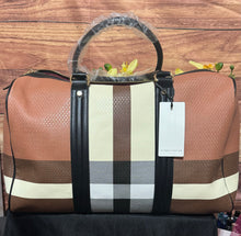 Load image into Gallery viewer, Plaid Duffle Bag
