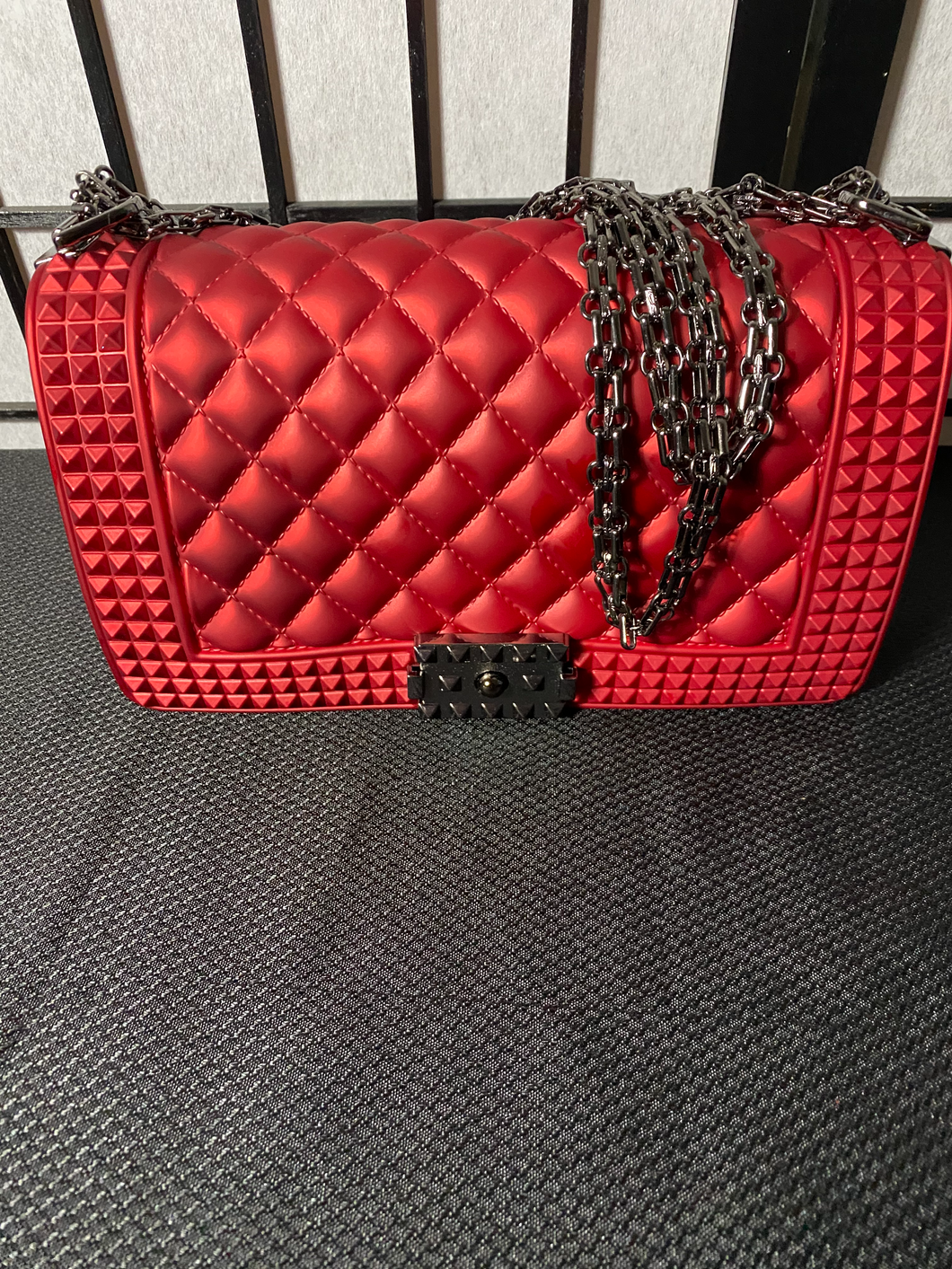 Jellie Purse -Crimson Red